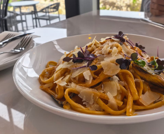 Tagliatelle pasta dish